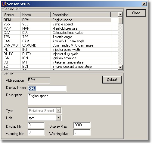 sensorsetup