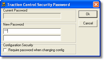 Entering a Security Password